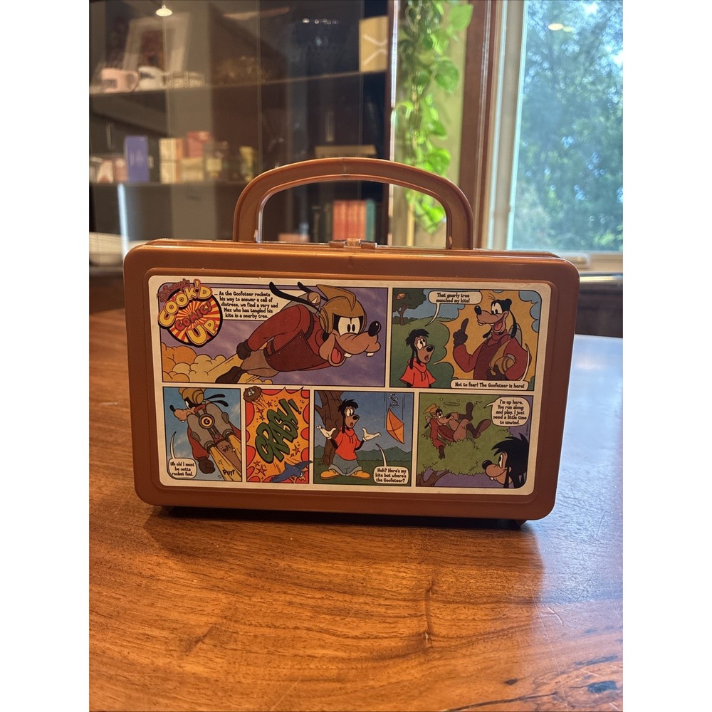 Disney's Cook'd Up Comics Pencil/Lunch Box, Whirly Industries, Goofy & Max, 90s